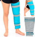 Arctic Flex Full Leg Ice Pack Wrap (Hot & Cold Therapy) - Large, Reusable Gel Ice Pack for Injuries & Swelling - ICY Sleeve for Leg Pain Relief - Cold/Hot Wrap for Thigh, Hips, Knee, Shins & Back