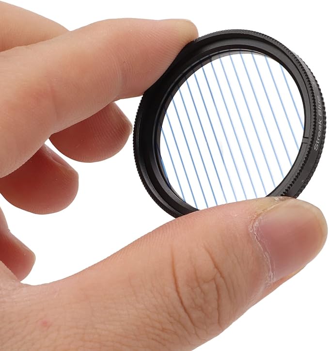Special Effects Filter, 37mm 40.5mm 43mm 46mm 49mm Special Effects Lens Filter Anamorphic Special Effects Filter,for Most of Digital Cameras on The Market(37mm)
