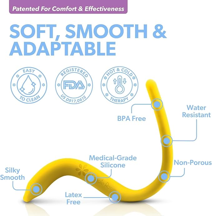 IntimateRose Hot/Cold Pelvic Wand - Temperature Therapy for Pelvic Floor Muscle Pain - BPA-Free, Latex-Free, for Men & Women (Hot/Cold Therapy)