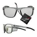 Riley Navigator X Safety Glasses – Anti-Fog, Scratch/Impact Resistant & UV Blocking LED Lenses, Lightweight Full-Frame for Work, Outdoors, & Active Lifestyles, Gray