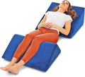 AllSett Health Bed Wedge Pillow – 2 Separate Memory Foam Incline Cushions, System for Legs, Knees and Back Support Pillow
