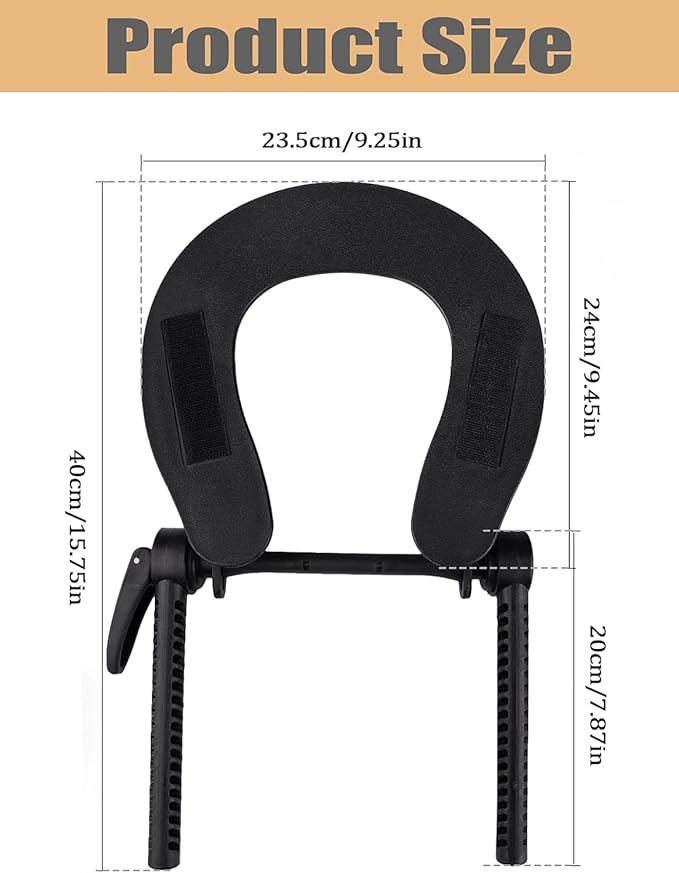 Kalolary Massage Face Cradle for Bed, Adjustable Bed Massage Head Holder, Massage Head Rest at Home, Face Cradle Replacement for Beauty Spa Therapy Tattoo
