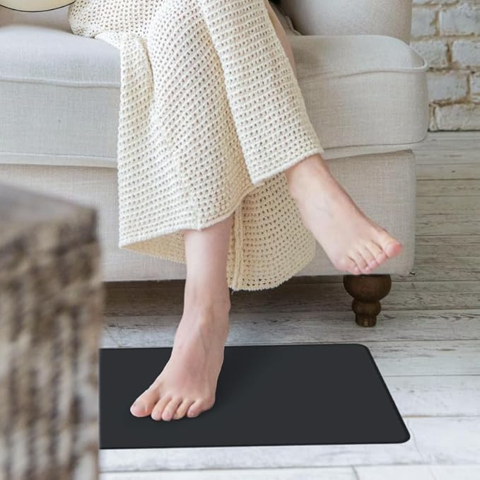 Grounding Mat, Enjoy Grounded Effect at Home, Earth Pad for Sleep, Energy, Pain Relief, Inflammation, Balance, Wellness, 23inx13in