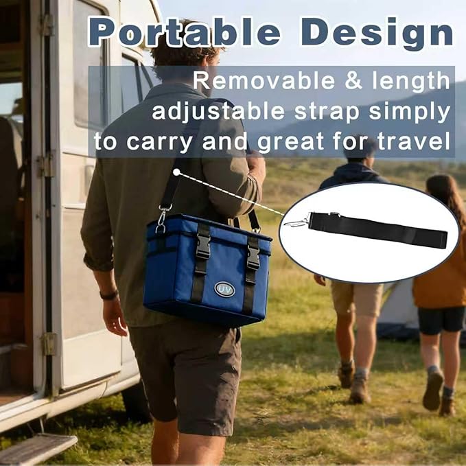 12L UV Sanitizer Box, Portable Sanitizing and Cleaning Machine with 3-Level Timer, Foldable UV Cleaner Box for Household Use, Ozone Free UV Cleaning Machine