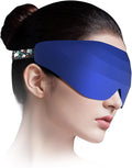 Sleep Mask for Side Sleeper Women Men, EVA BELLE Eye Mask for Sleeping Light Blocking, 3D Sleeping Mask Blackout, Soft Breathable Eye Shade Cover with Adjustable Elastic Strap for Travel Home Nap Rest
