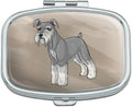Miniature Schnauzer Dog Rectangle Pill Case Trinket Gift Box