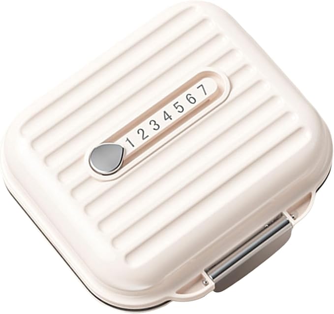 Case with 7 Compartment Pills Organizers Travel Pills Box Small Pills Case Pills Container Pills Holder