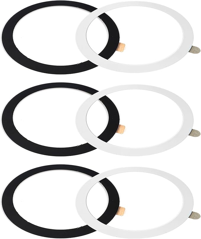 TENOC Universal Metal Ring Sticker for Magnetic Charger Compatible with iPhone/Samsung/Android All Cellphones, Magnetic Mount/Phone Holder Conversion Accessories, 6Pcs