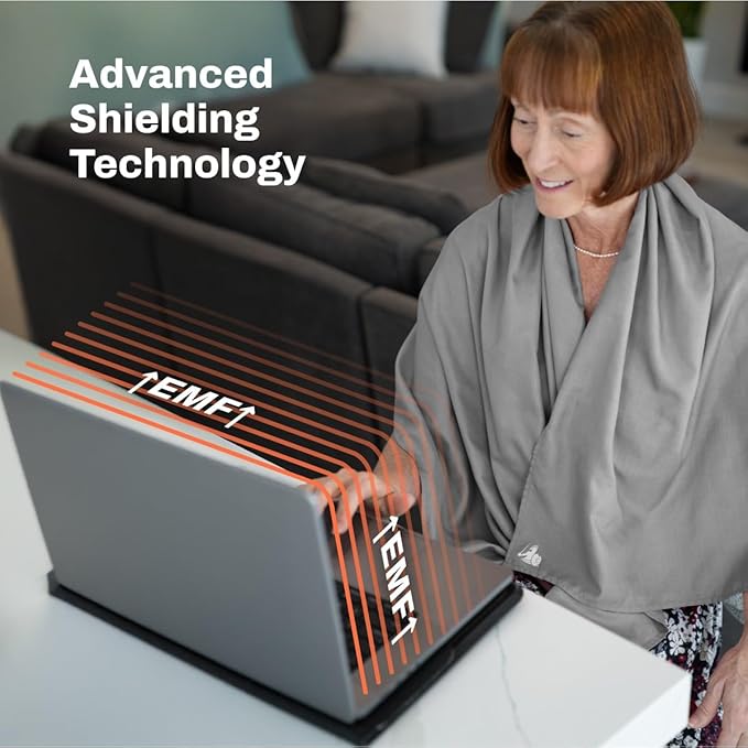 DefenderShield® EMF 5th Generation Wireless Emission Radiation Protection Shielding Scarf - One Size for Men and Women