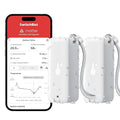 Bluetooth Hygrometer Thermometer, IP65 Indoor Outdoor Humidity Sensor with Remote App Control, Room Temperature Monitor with 394ft Bluetooth Range, 2-Year Battery Life (Outdoor Meter*2)