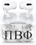 Apple AirPod Pro Skin 3M Custom Vinyl Wraps Decal Sticker Stylish Covers for Protection & Customization for 2019 Model A2190 - PI Beta Phi