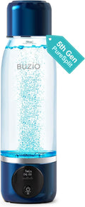 Hydrogen Water Bottle, BUZIO 4000ppb Hydrogen Water Bottles Generator Machine with Gen5 SPE/PEM Technology, Portable Athletic Performance Alkaline Water Bottle, with Dupont Membrane, OLED Display