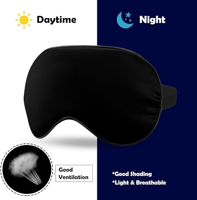 Custom Sleeping Eye Masks with Your Own Design, Customized Light Blocking Eyeshade for Deep Sleep Nap, Customize Blindfold Travel Accessory Sleep Aid Airplane Night Companion,#Brown