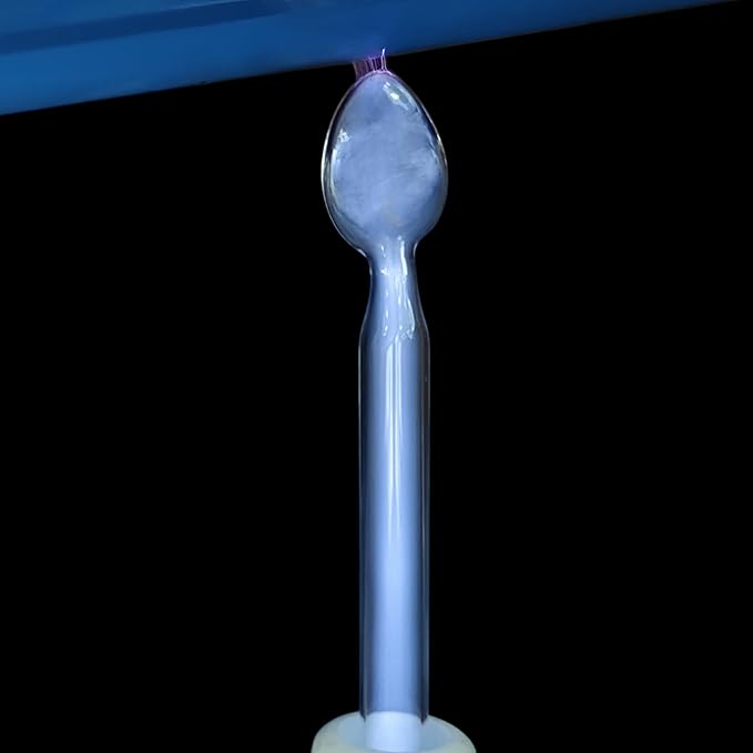 Electrode Wand Glass Tube Handheld Spare Parts for Hi Frequency Instrument Elitzia ETJX006AS (Blue Tongue)