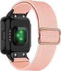 Compatible with Garmin Forerunner 35/30 Band, Nylon Elastic Solo Loop Women Men,Adjustable Replacement Watch Strap for Garmin Forerunner 35 Sport Watchband for SmartWatch