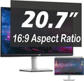 20.7 Inch Privacy Screen for Computer Monitor, 16:9 Anti-Spy Filter for Laptop & PC Display, Blue Light Blocking Anti-Glare Reversible Protector Film, Easy Slide-Mount Installation (20.7 Inch Widescreen(16:09))