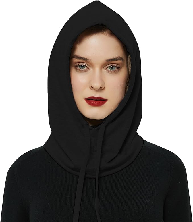 Faraday Protection Hat, RF Shielding Hat for WiFi Protection, Covering Neck, Head, Black