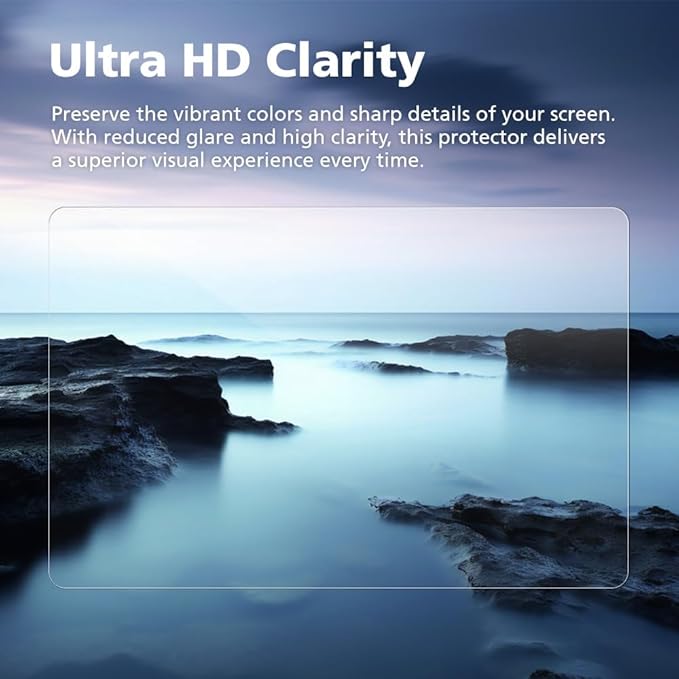 2-Pack 6H PET Screen Protector with Glass Coating for Samsung Galaxy Tab S10 FE Plus 13.1 inch, HD Clear, S Pen Compatible, Anti Blue Light, Unbreakable, Easy Installation