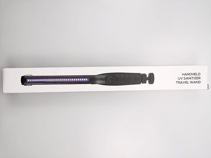 UV Light Sanitizer, UV Sanitizer Lamp Portable Travel UV Light Sanitizer Wand (Black)