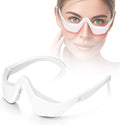Under Eye Therapy Glasses-Eye Light Massager with 2 Modes, Eye Massager for Relieving Eye Fatigue, Reducing Wrinkles, Eye Bags, Dark Circles