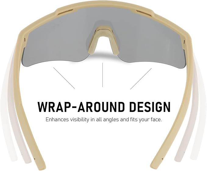 Tactical Eyewear Anti Fog, ANSI Z87.1 Sports Glasses with 3 Interchangeable Lens UV400 Protection Airsoft Goggle
