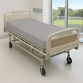 6 Pack Fitted Hospital Bed Sheets - Soft Microfiber Hospital Fitted Sheet - Hospital Bed Fitted Sheets (Light Grey, 36" x 84" x 12")