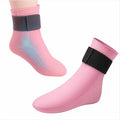 Foot Cold & Hot Gel Pack Sock for Neuropathy, Plantar Fasciitis, Gout, Swelling, Sprains, Heel & Ankle Pain Relief, Injury Recovery Cooling Compress Wrap (Pink-2pcs)