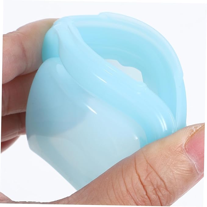 Portable Medicine Pouch Small Reusable Silicone Pill Bag Travel Organizer with Transparent Design for Easy Medication Access 2.75X2.20X0.90In