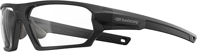 HTS HUNTERSKY Ballistic Tactical ANSI Z87.1+ Impact Protection Anti Fog Shooting Glasses Military Grade Airsoft Range