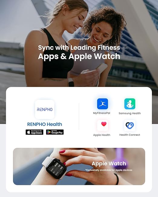 RENPHO Smart Scale for Body Weight, FSA&HSA Eligible, Digital Bathroom Scale BMI Weighing Bluetooth Body Fat Scale, Body Composition Monitor Health Analyzer with Smartphone App