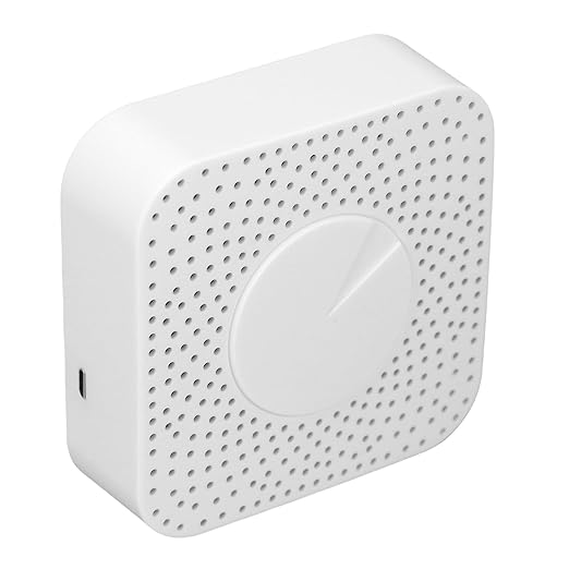 Smart Air Quality Tester | WiFi APP Control CO2 Detector | Monitors HCHO, VOCs, Temperature, Humidity & PM2.5 | Durable ABS Design | Ideal for Home & Office Use