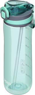 Opard Peak Water Bottle with Straw Cap, BPA-Free, Leak Proof Flip Top Bottle