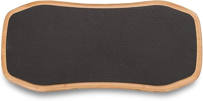 UPLIFTDESK Bamboo Motion-X Balance Board - 27” Ergonomic Wobble Board for Standing Desks, Anti-Fatigue Support for Core Engagement & Stability