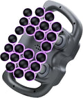 24 Head Massage Gun Deep Tissue Percussion Muscle Massager - 99 Speeds 9 Modes Handheld Electric Back Massager for Athletes, Quiet Fascia Gun for Neck Shoulder Pain Relief, Gifts for Men Women