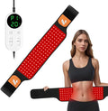 Red Light Therapy Belt with Remote, 120 LEDs 660nm & 850nm Infrared Light Therapy Wrap for Body, 20W Highest Power, Timer, 5 Level Adjustable LEDs Light Therapy Belt for Back Shoulder Waist Muscle
