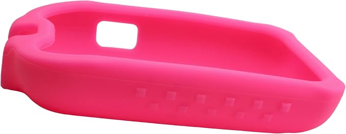 Premium Silicone Protective Cover Set (Screen Protector +Lanyard + Lanyard Patch) for Freestyle Libre 3/ Freestyle Libre 2 (Continuous Glucose Monitor) (HOT Pink)