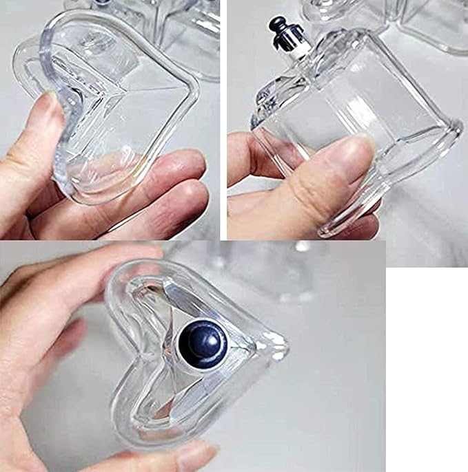 10Pcs Heart and Star Shaped Cupping Cups 1 Cupping Gun Plastic Vacuum Cupping Therapy Set Cupping Kit Massager with Box