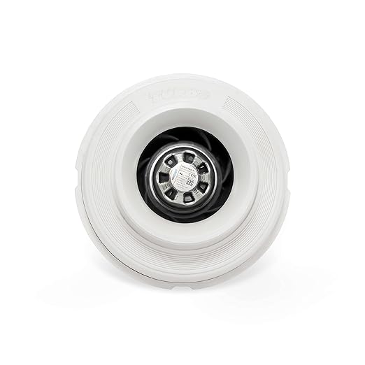 Festa AMG Spirit Radon Fan - Quiet and Energy Efficient 121 CFM Radon Mitigation System Inline Fan - 5" Electric Waterproof Inline Duct - Made with Sturdy Glass Reinforced Poly-Resin – White