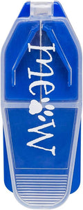 Ezy Dose Pet Pill Cutter with Safety Shield for Cats, Daily Usage, Safely Cut Pills, Vitamins and Tablets, Accurate and Easy Cutting, Great for Hiding Medication in Treats, Blue, BPA Free