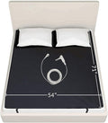 Grounding Mat for Better Sleep, Pain Relief & Less Stress, Grounding Sheet for Bed King Size 54x71 in Conductive Carbon Leatherette, Earth Connected Biohackers Insomnia