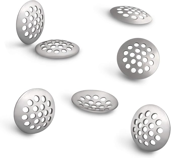 1/2 Inch (.50") Titanium Rigid Concave Filters - Utility Screens (5 Pack)