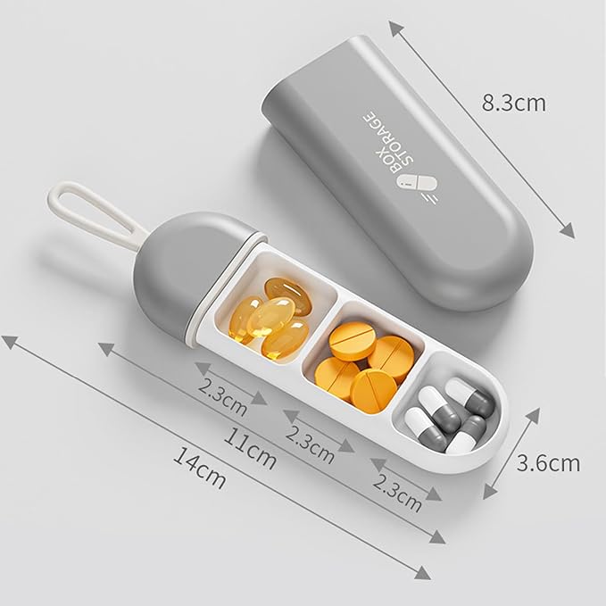Weekly 7 Day Pill Organizer, Travel Pill Box, Pill case, Medicine Organizer, Pill Container, Pillbox 7 Day, Pill Dispenser, Medication Organizer, Pill Organizer Weekly