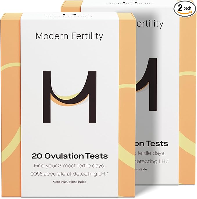 Modern Fertility Ovulation Test | Reliable at-Home Test Helps You Identify Fertile Days, Predict Ovulation, and Get in Sync with Your Cycle| 40 Test Strips