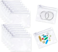 JANSONG 14 Pieces Pill Pouch Bags Zippered Pill Pouch Reusable Pill Baggies Travel Medicine Accessory Organizer with Sliding Lock for Pills and Small Items