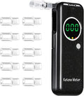 Breath Ketosis Meter Professional Ketone Breath Monitoring Analyzer High Accuracy Ketone Breath Tester, Digital Ketone Meter Tracing Your Ketosis Status, Breath Ketosis Tester with 10 Mouthpieces