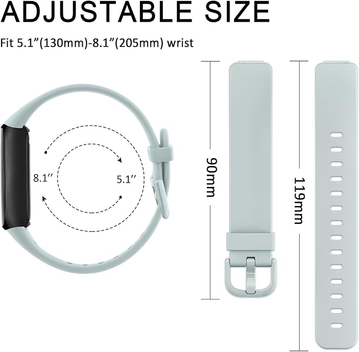 AK Band Compatible with Fitbit Inspire 3 Bands for Women Men, Adjustable Replacement Sport Wristbands Straps for Fitbit Inspire 3 Fitness Tracker
