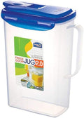 Lock & Lock Fridge Door Water Jug with Flip Top Lid 70.55-oz / 8.5-cup