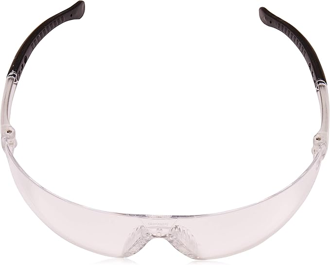 Pyramex Provoq Safety Eyewear Blue Mirror Lens Black Temples