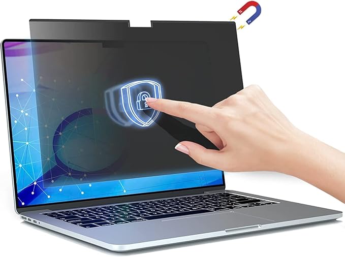 ZOEGAA MacBook Pro 16 inch Privacy Screen 2021~2026, Magnetic Privacy Screen MacBook Pro 16 inch M1, M2, M3, M4, M5, Pro, Max Chip, Removable Laptop Privacy Screen and Anti-Glare Protector