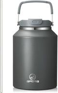 Gpeng 40 oz Tumbler with Handle, Water Bottles with Straw Lid, Insulated Stainless Steel Travel Mug Cup Holder Friendly, Keep Drinks Cold or Hot for 48+ Hours